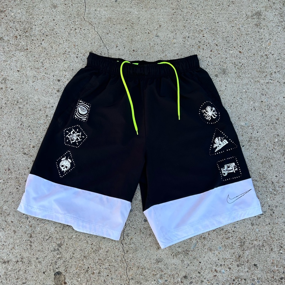 Nike Flex Men’s Training Shorts M Dri-Fit CJ2390-010 Workout Casual Black/White